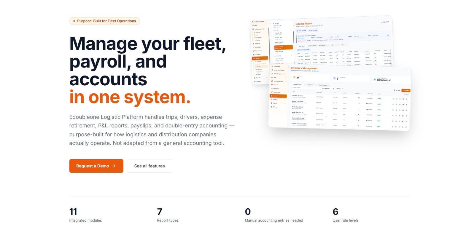 AOP Logistics screenshot